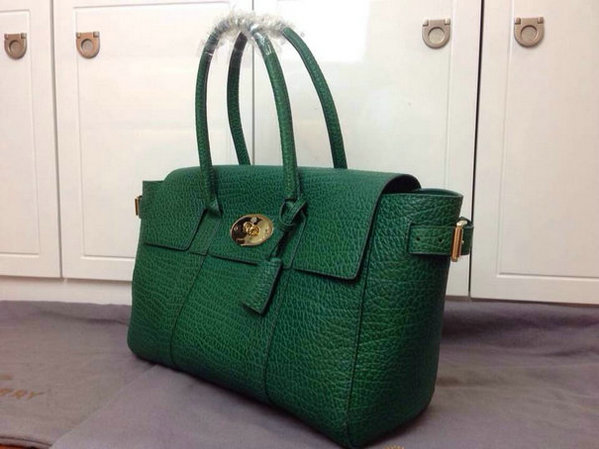 Green Mulberry Small Bayswater Buckle Tote 2014 